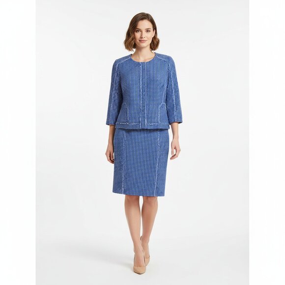 NWT LAUNDRY By Shell Segal 2 Piece Blazer & Pencil Skirt Set Size 14 - Picture 1 of 14